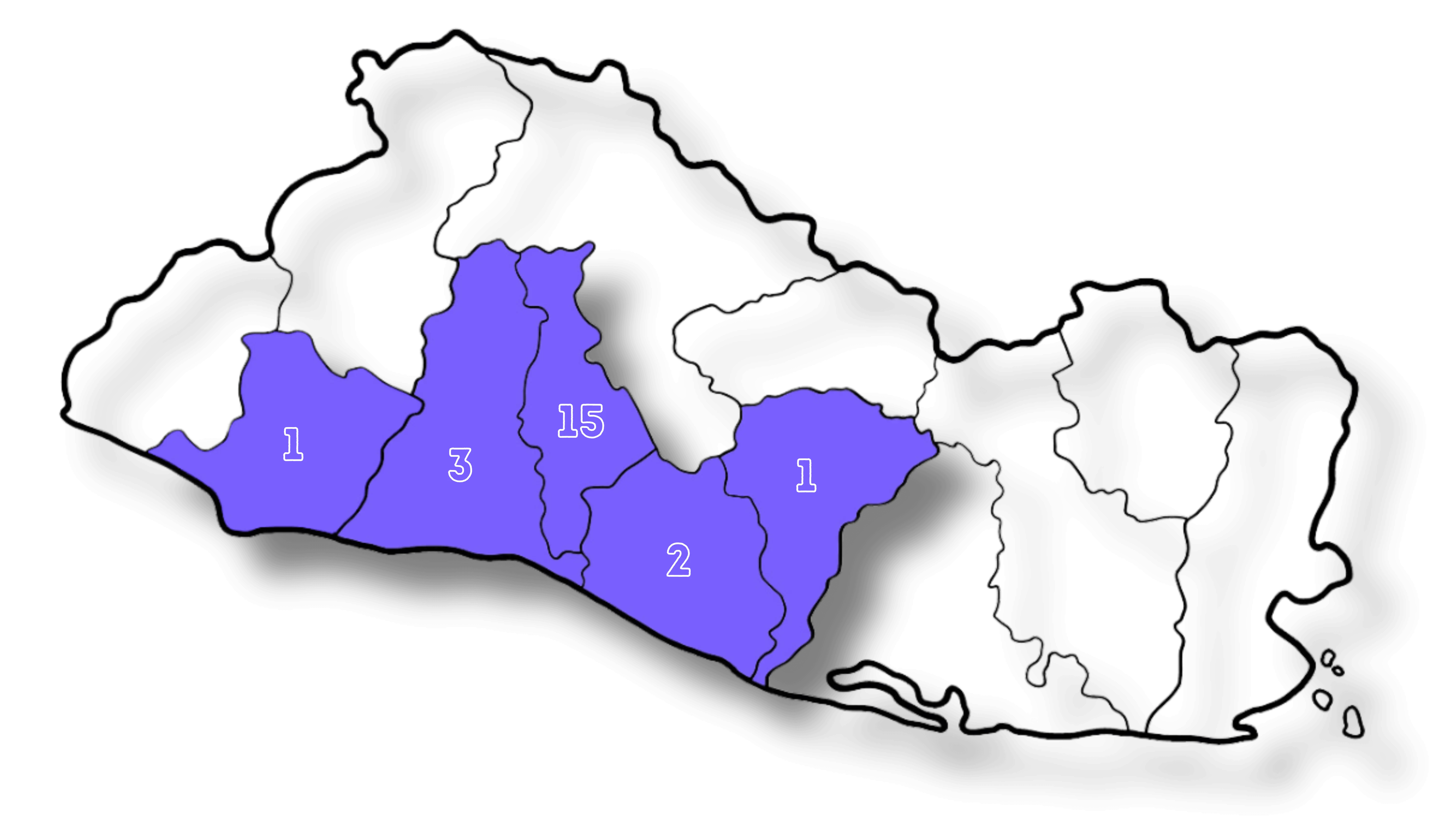 El Salvador Mapa